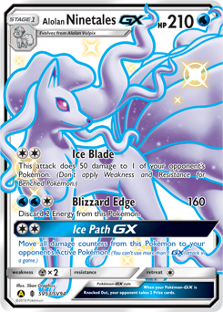 Alolan Ninetales GX — Hidden Fates: Shiny Vault