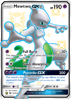 Mewtwo GX — Hidden Fates: Shiny Vault