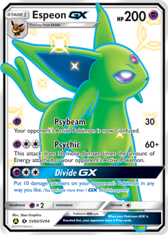 Espeon GX card art
