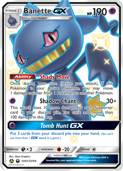 Banette GX card art