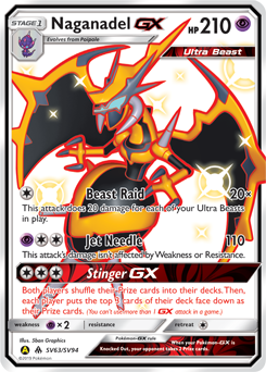 Naganadel GX card art