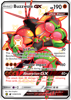 Buzzwole GX card art