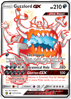 Guzzlord GX — Hidden Fates: Shiny Vault
