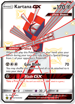 Kartana GX — Hidden Fates: Shiny Vault