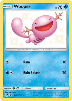Wooper — Hidden Fates: Shiny Vault