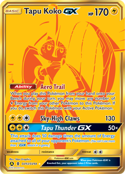 Tapu Koko GX — Hidden Fates: Shiny Vault