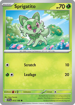 Sprigatito — SV01: Scarlet & Violet Base Set