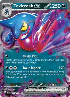 Toxicroak ex - 131/198 — SV01: Scarlet & Violet Base Set