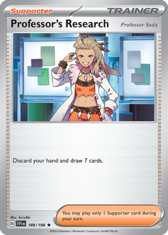 Professor's Research [Professor Sada] - 189/198 — SV01: Scarlet & Violet Base Set