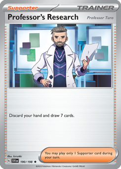 Professor's Research [Professor Turo] - 190/198 — SV01: Scarlet & Violet Base Set