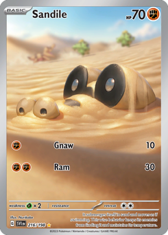 Sandile - 216/198 card art