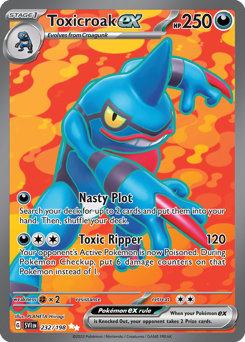 Toxicroak ex - 232/198 — SV01: Scarlet & Violet Base Set