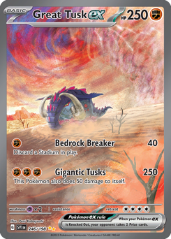 Great Tusk ex - 246/198 card art