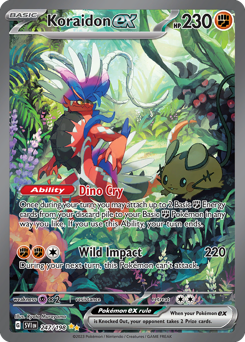 Koraidon ex - 247/198 card art