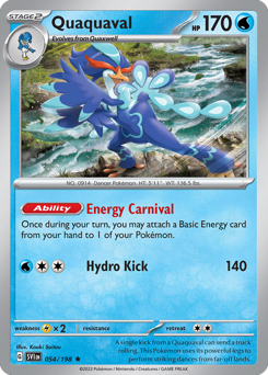 Quaquaval — SV01: Scarlet & Violet Base Set