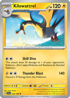 Kilowattrel — SV01: Scarlet & Violet Base Set