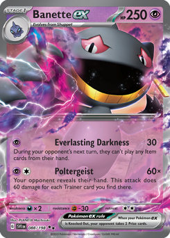 Banette ex - 088/198 — SV01: Scarlet & Violet Base Set