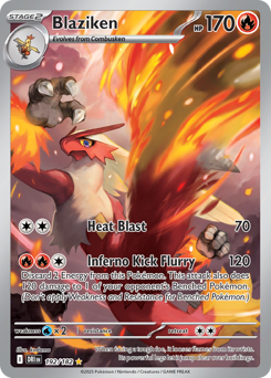 Blaziken - 192/182 card art