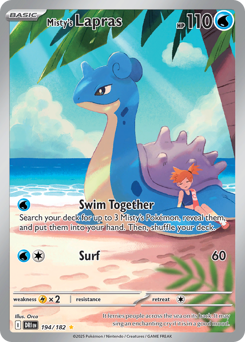 Misty's Lapras - 194/182 — SV10: Destined Rivals