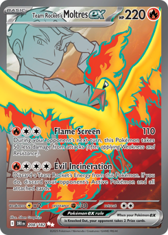 Team Rocket's Moltres ex - 208/182 — SV10: Destined Rivals