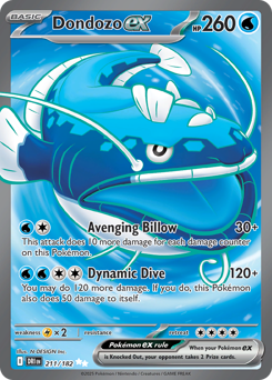 Dondozo ex - 211/182 — SV10: Destined Rivals
