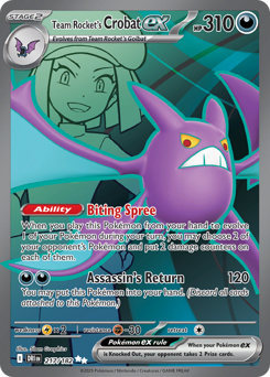 Team Rocket's Crobat ex - 217/182 — SV10: Destined Rivals