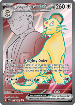 Team Rocket's Persian ex - 219/182 — SV10: Destined Rivals