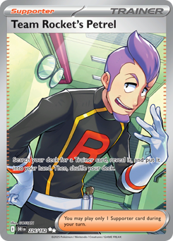 Team Rocket's Petrel - 226/182 card art