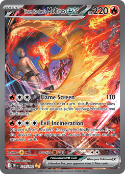 Team Rocket's Moltres ex - 229/182 — SV10: Destined Rivals
