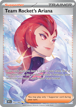 Team Rocket's Ariana - 237/182 card art