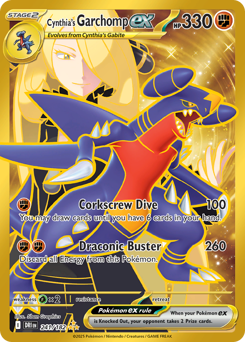 Cynthia's Garchomp ex - 241/182 card art