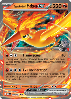 Team Rocket's Moltres ex — SV10: Destined Rivals