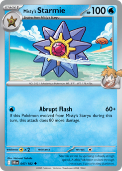 Misty's Starmie — SV10: Destined Rivals