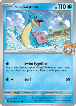 Misty's Lapras — SV10: Destined Rivals