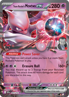Team Rocket's Mewtwo ex - 081/182 — SV10: Destined Rivals