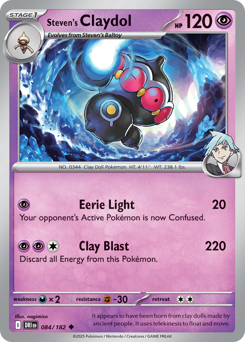 Steven's Claydol — SV10: Destined Rivals