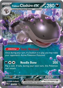 Paldean Clodsire ex — SV02: Paldea Evolved