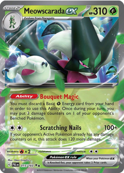 Meowscarada ex - 015/193 — SV02: Paldea Evolved