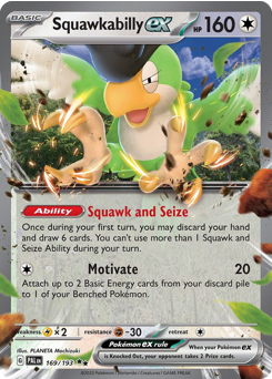 Squawkabilly ex — SV02: Paldea Evolved