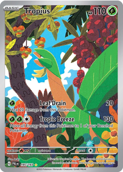 Tropius - 195/193 card art