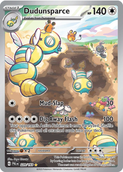 Dudunsparce - 229/193 card art