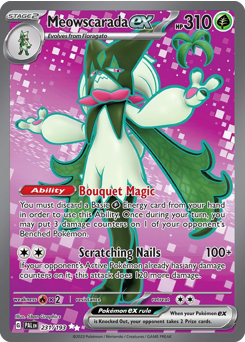 Meowscarada ex - 231/193 — SV02: Paldea Evolved