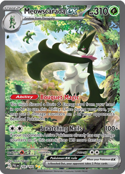 Meowscarada ex - 256/193 card art