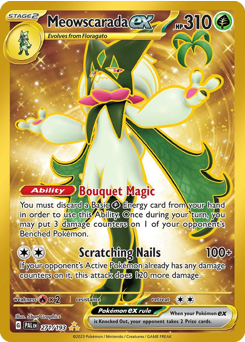 Meowscarada ex - 271/193 card art