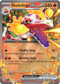Skeledirge ex - 037/193 — SV02: Paldea Evolved