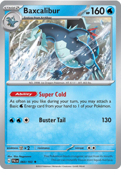 Baxcalibur - 060/193 — SV02: Paldea Evolved