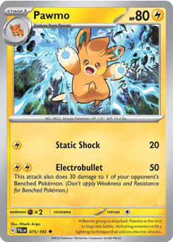 Pawmo — SV02: Paldea Evolved