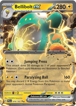 Bellibolt ex - 079/193 — SV02: Paldea Evolved