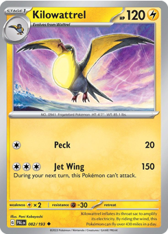 Kilowattrel — SV02: Paldea Evolved
