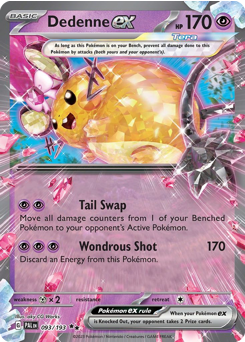 Dedenne ex - 093/193 — SV02: Paldea Evolved
